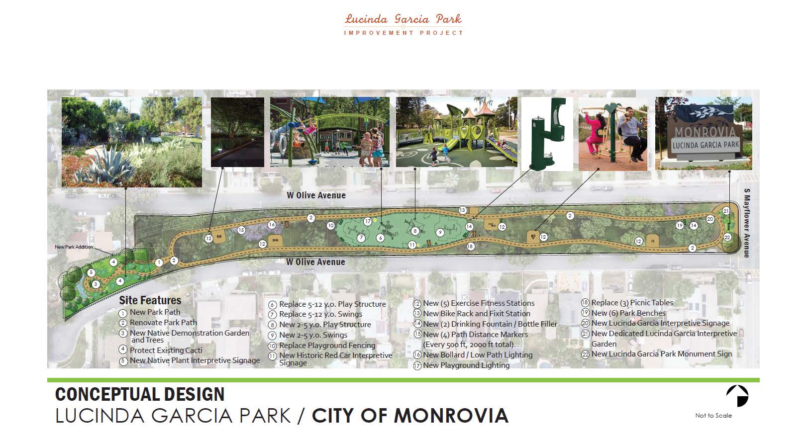 Lucinda Garcia Park Improvement Project - City of Monrovia - Final Conceptual Design