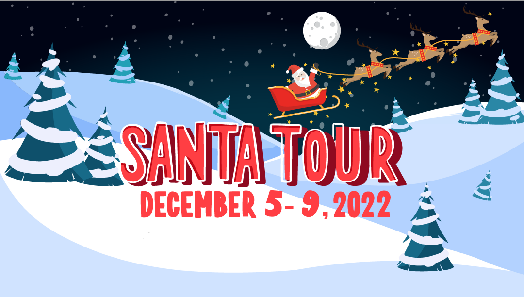 2022 Santa Tours Banner