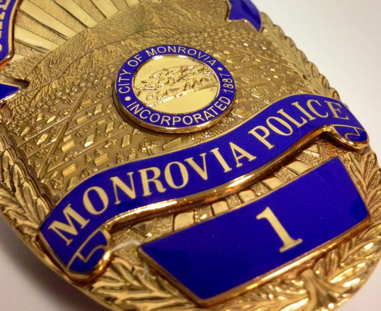 Monrovia Police Badge