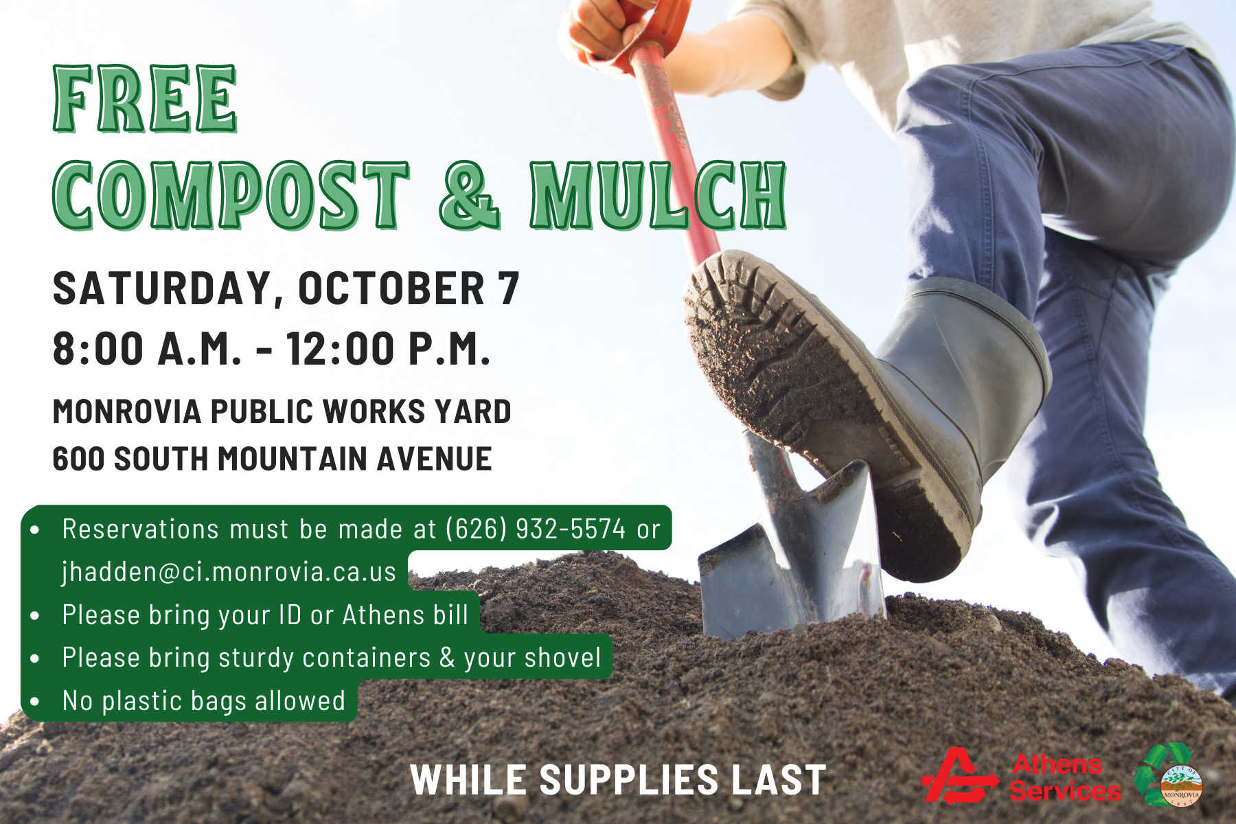 Compost Giveaway Flyer 2023_CM Weekly 4x6