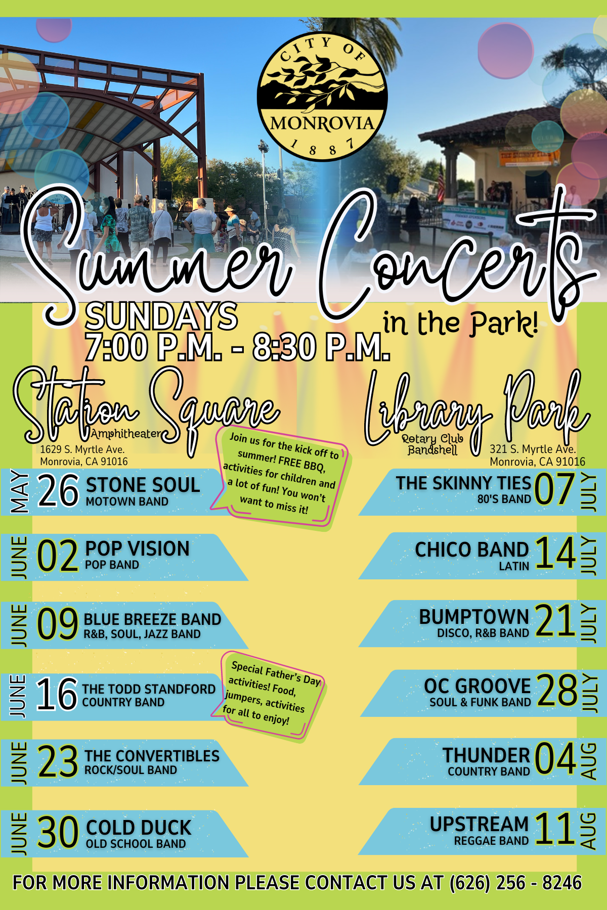 Copy of 2024 Summer Concerts  Post Card (4.25 x 5.5 in) (4 x 6 in)