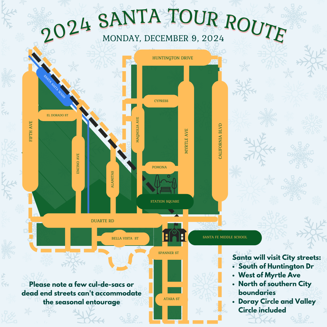 24 Santa Tours Monday