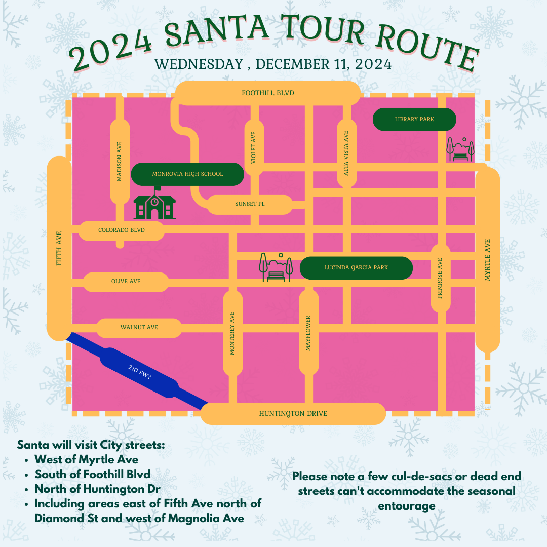 24 Santa Tours Wednesday