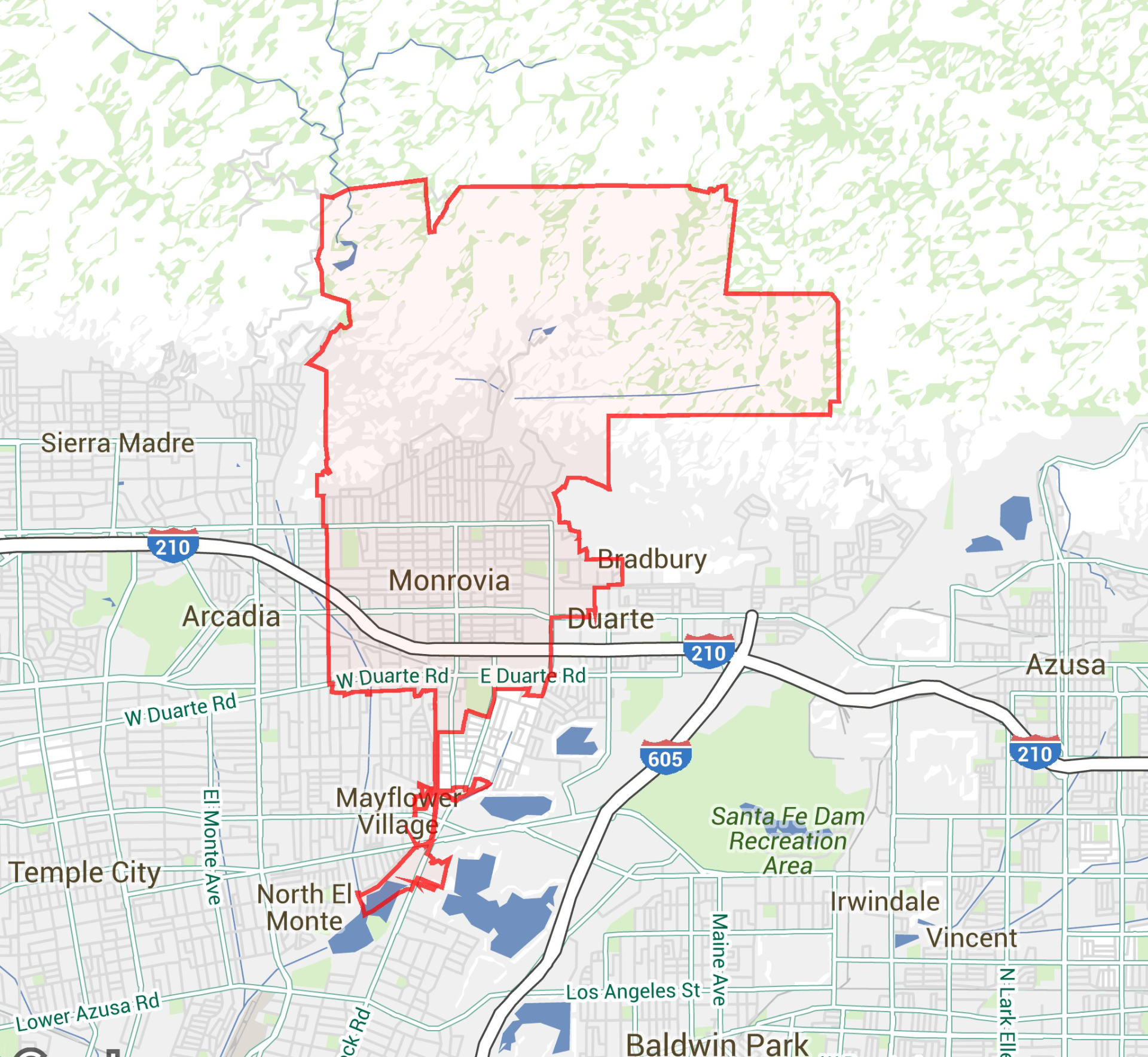 Monrovia Map