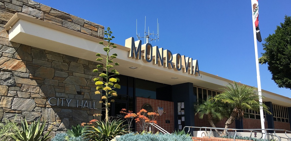 Monrovia City Hall Entrance