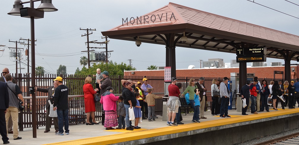 Monrovia Gold Line Platform