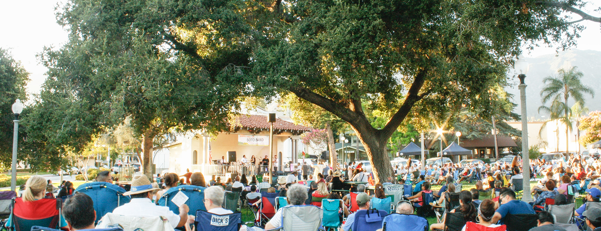 Monrovia Summer Concerts in the Park Banner